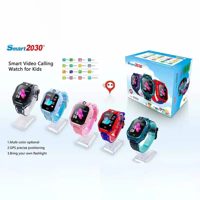 Smartberry C002 Kids GPS Smart Watch – Black | Green | Red | Pink - Image 2