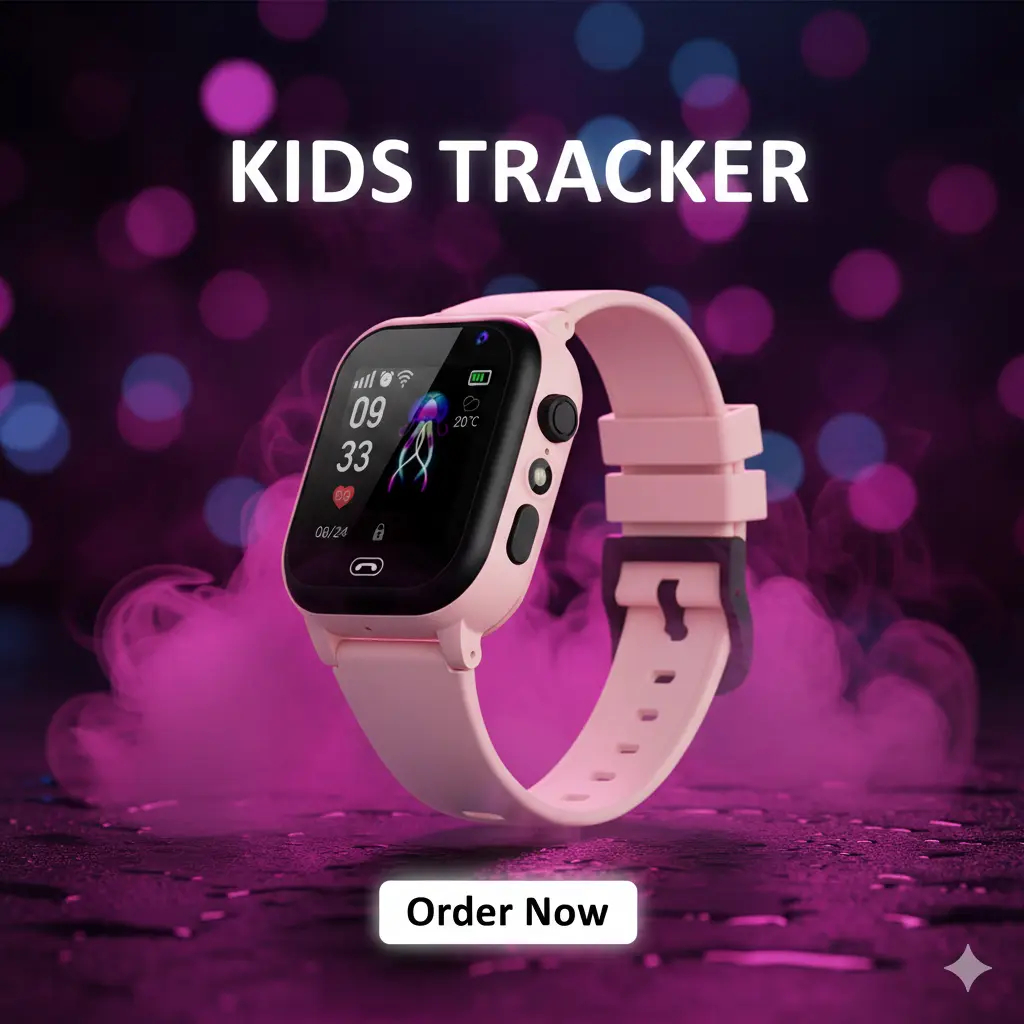 Smartberry C005 Kids GPS Smart Watch – Black | Blue | Red | Pink - Image 3